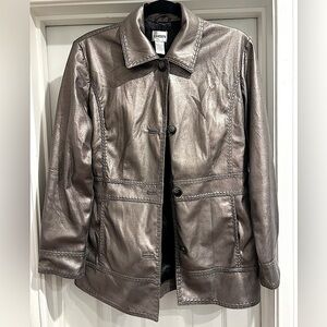 V I N T A G E  Silver Foil Jacket